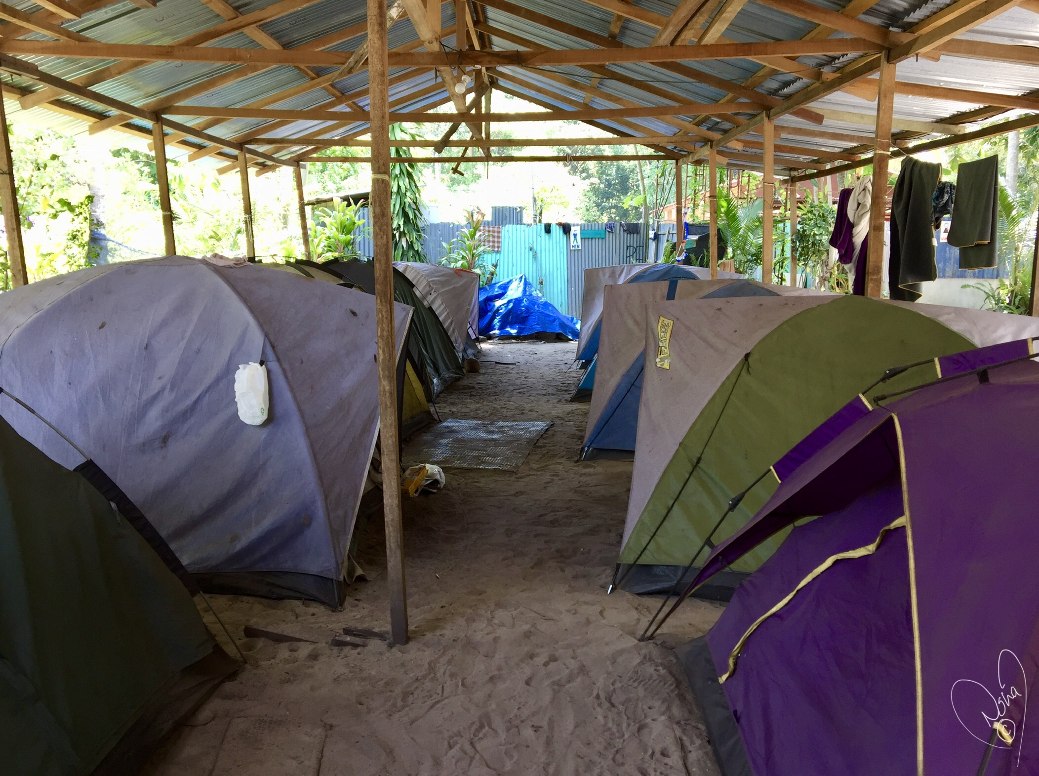 Lonsgha undercover tent area
